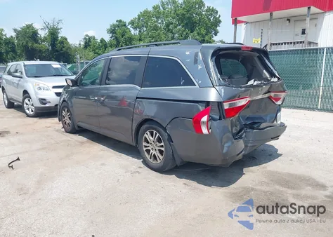 2011 Honda Odyssey Ex-L z USA, uszkodzony, nr VIN 5FNRL5H62BB091023